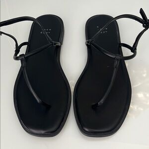 NWOT A New Day Tiffany Ankle Strap Sandals Black 7.5